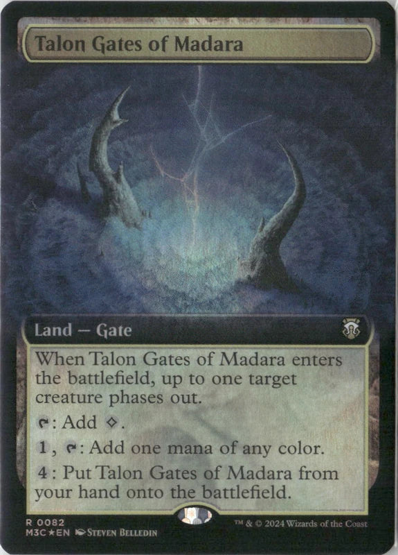 Scan Image | Talon Gates of Madara (Extended Art) (Ripple Foil) - Commander: Modern Horizons 3 | [0E1BC5EA]