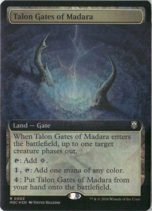 Scan Image | Talon Gates of Madara (Extended Art) (Ripple Foil) - Commander: Modern Horizons 3 | [0E1BC5EA]