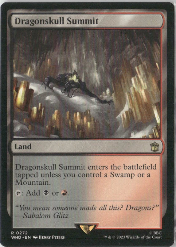 Scan Image | Dragonskull Summit (Surge Foil) - Universes Beyond: Doctor Who | [56F7DB07]