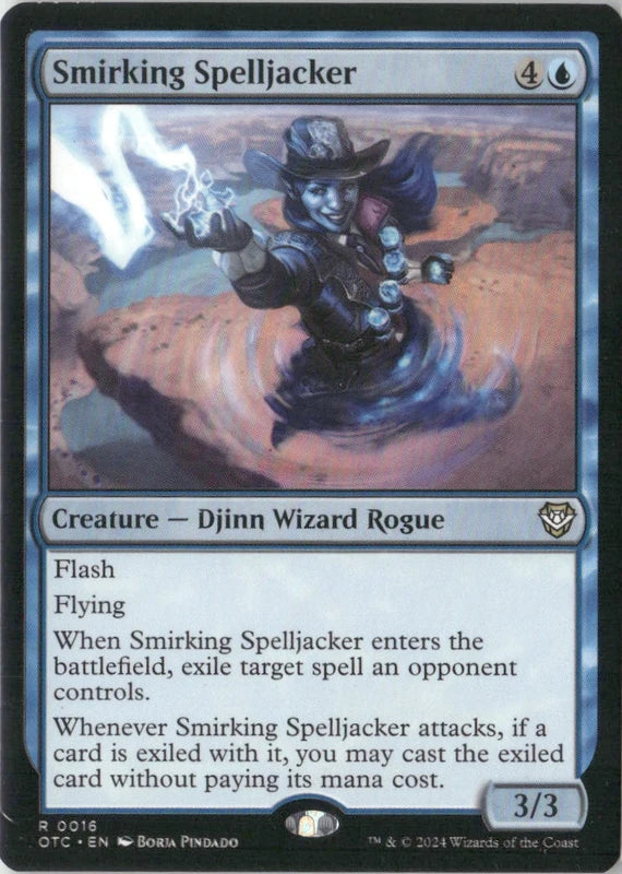 Scan Image | Smirking Spelljacker - Commander: Outlaws of Thunder Junction | [4AF77842]