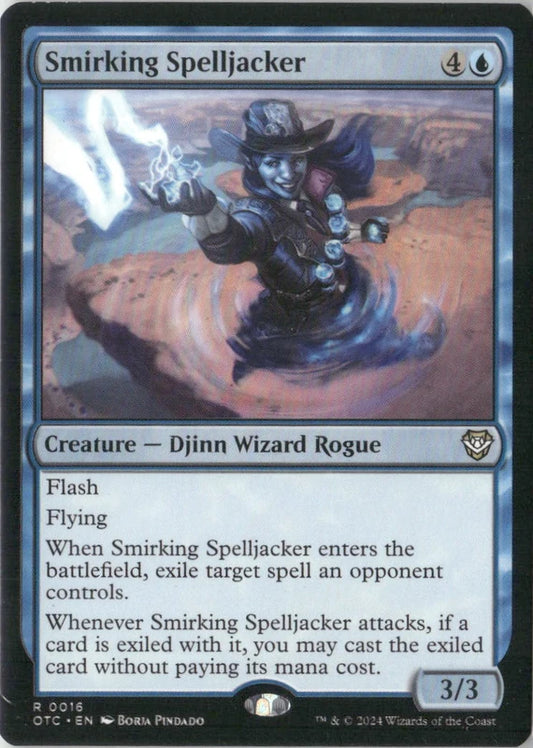 Scan Image | Smirking Spelljacker - Commander: Outlaws of Thunder Junction | [4AF77842]