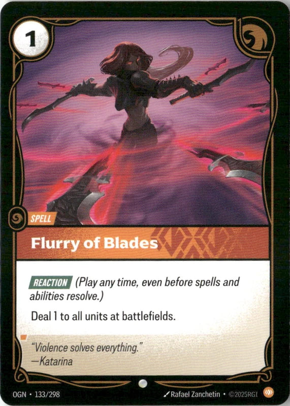Flurry of Blades - Origins