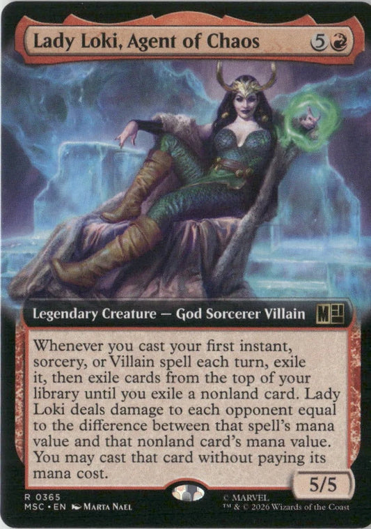 Scan Image | Lady Loki, Agent of Chaos (Extended Art) - Commander: Marvel Super Heroes | [D73FAFCB]