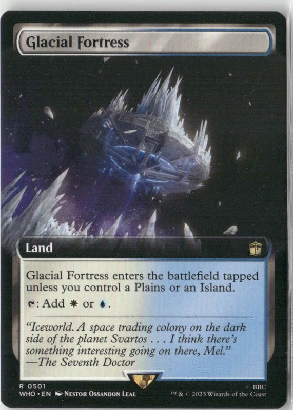 Scan Image | Glacial Fortress (Extended Art) - Universes Beyond: Doctor Who | [A386442B]
