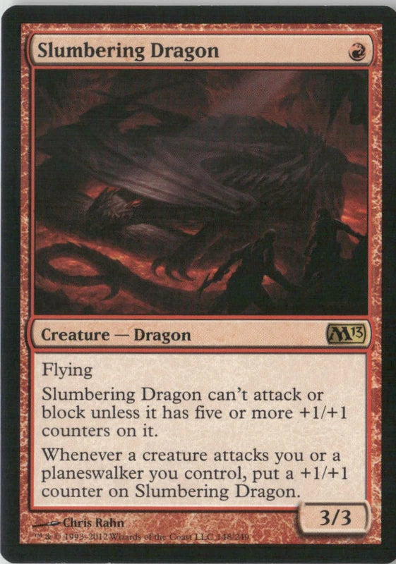 Scan Image | Slumbering Dragon - Magic 2013 (M13) | [12D14A5B]