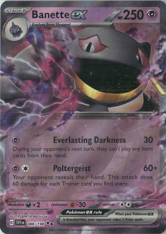 Banette ex - 088/198 - SV01: Scarlet & Violet Base Set