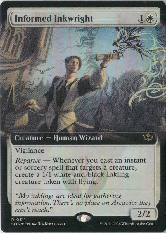 Scan Image | Informed Inkwright - Secrets of Strixhaven | [B83EA3DC]