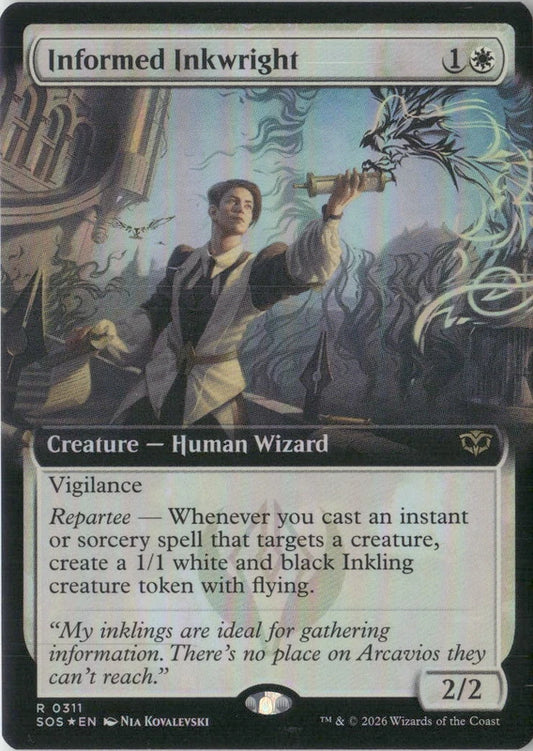 Scan Image | Informed Inkwright - Secrets of Strixhaven | [B83EA3DC]