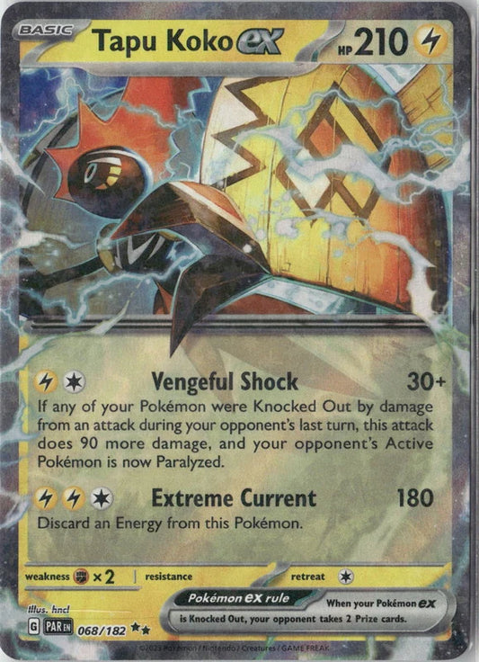 Tapu Koko ex - 068/182 - SV04: Paradox Rift