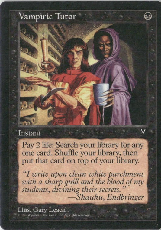 Scan Image | Vampiric Tutor - Visions | [45CCA62C]