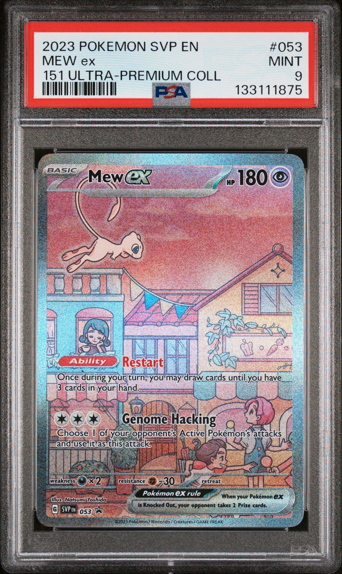 2023 Pokemon Svp En-Sv Black Star Promo 053 Mew Ex 151 Ultra-Premium Coll - PSA 9