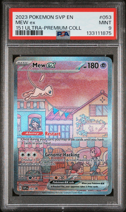 2023 Pokemon Svp En-Sv Black Star Promo 053 Mew Ex 151 Ultra-Premium Coll - PSA 9