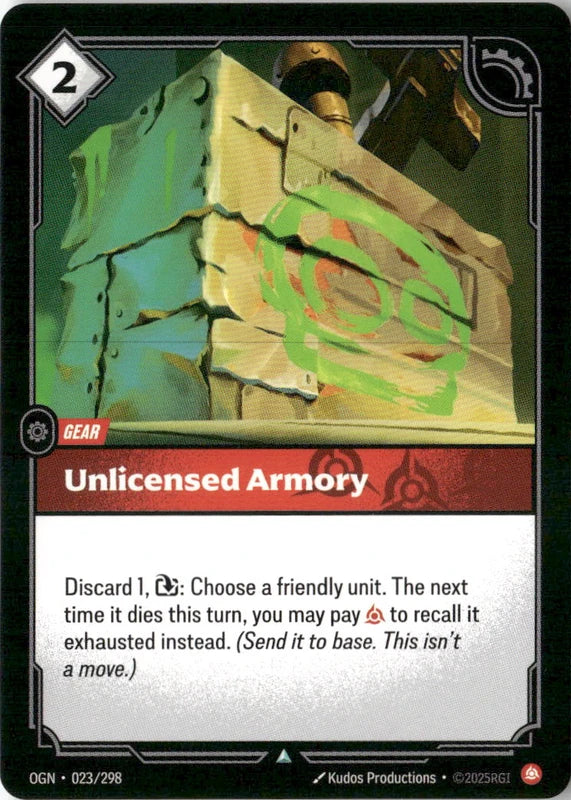 Unlicensed Armory - Origins