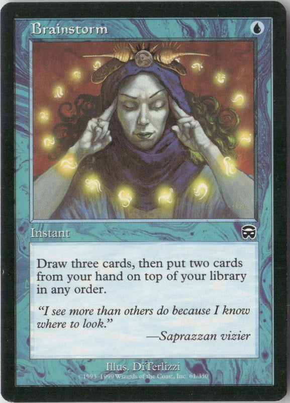 Scan Image | Brainstorm - Mercadian Masques | [D9156A69]