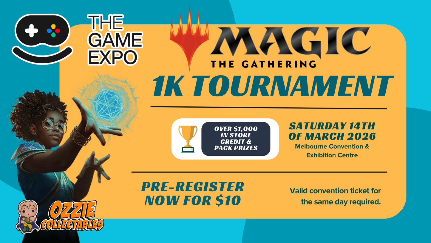 1k Magic: the Gathering Event at TGX 2026 Saturday 14th March 11am