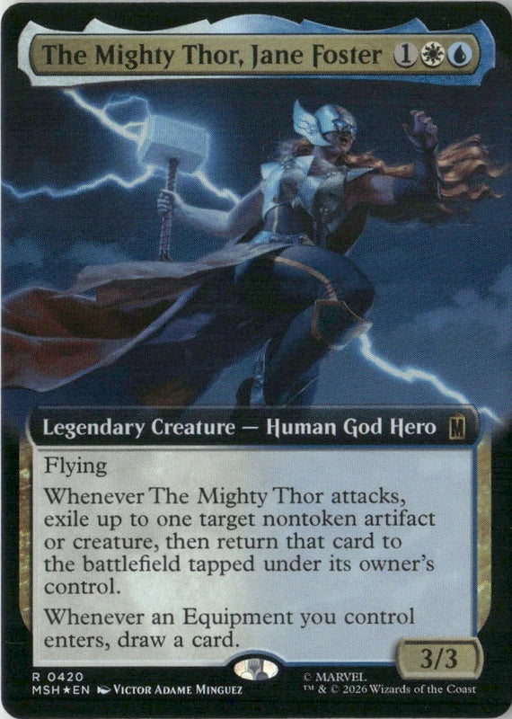 Scan Image | The Mighty Thor, Jane Foster (Extended Art) - Marvel Super Heroes | [49C0C799]
