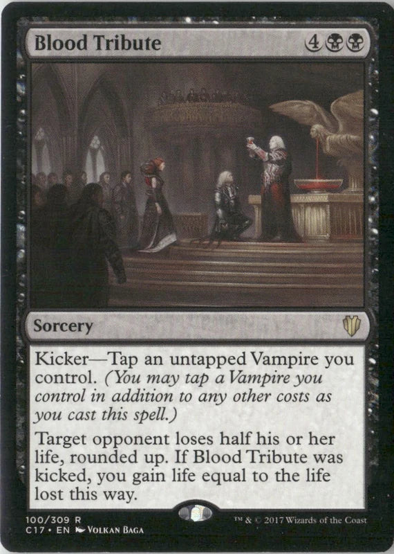 Scan Image | Blood Tribute - Commander 2017 | [7B3D50F8]