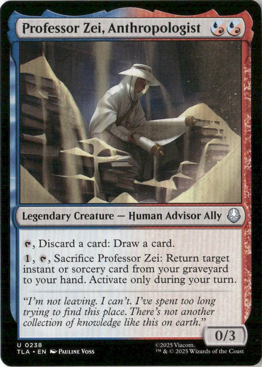 Professor Zei, Anthropologist - Avatar: The Last Airbender