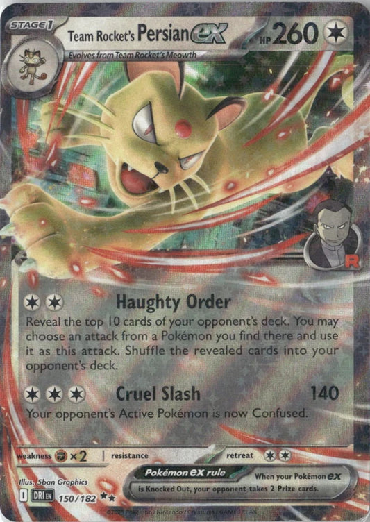 Team Rocket's Persian ex - 150/182 - SV10: Destined Rivals