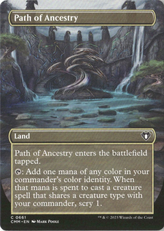 Path of Ancestry (Borderless) - Commander Masters