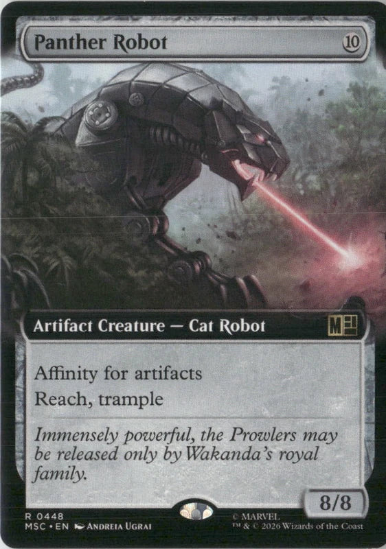 Scan Image | Panther Robot (Extended Art) - Commander: Marvel Super Heroes | [C4297B35]