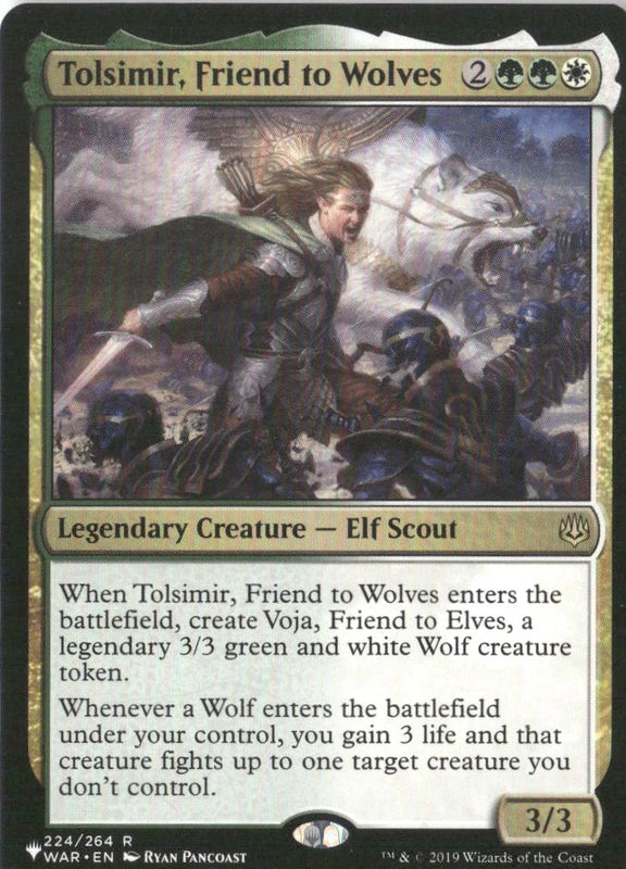 Tolsimir, Friend to Wolves - The List Reprints