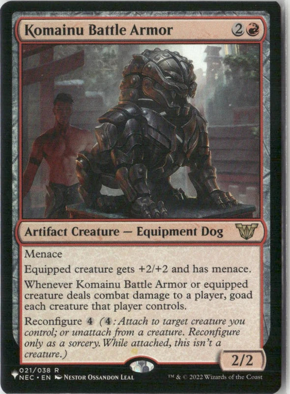 Scan Image | Komainu Battle Armor - Commander: Kamigawa: Neon Dynasty | [C0ACDAA2]
