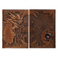 3D Faux-Leather Notebook / Journal - Bronze Dragon