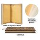 3D Faux-Leather Notebook / Journal - Gold Phoenix