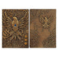 3D Faux-Leather Notebook / Journal - Gold Phoenix
