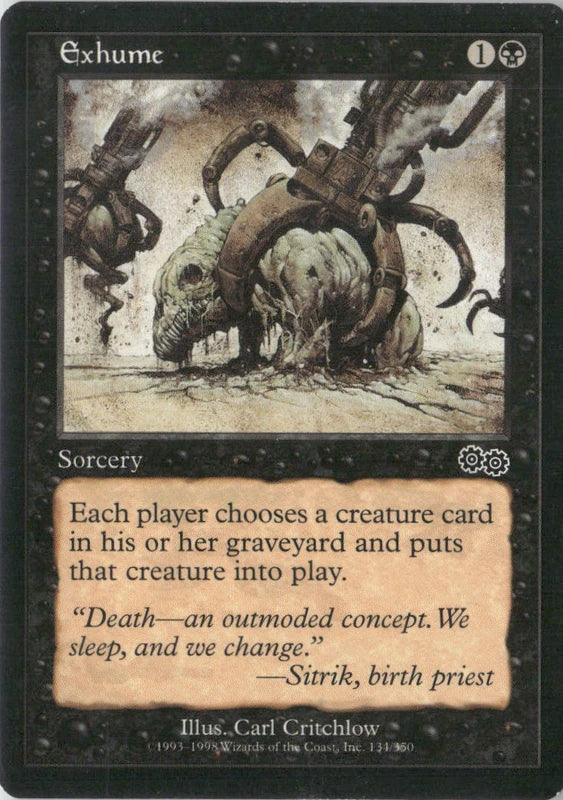 Scan Image | Exhume - Urza's Saga | [685F52E4]