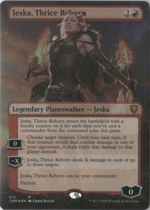 Scan Image | Jeska, Thrice Reborn (Borderless) - Commander Legends | [AB50E8C3]