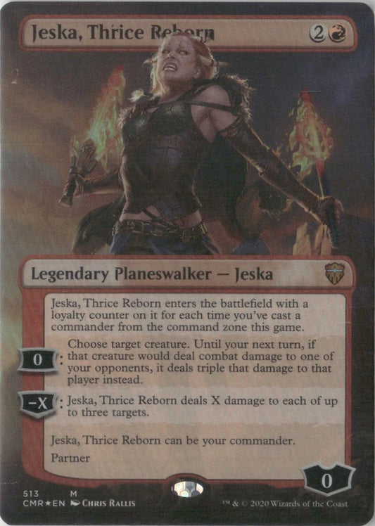 Scan Image | Jeska, Thrice Reborn (Borderless) - Commander Legends | [AB50E8C3]