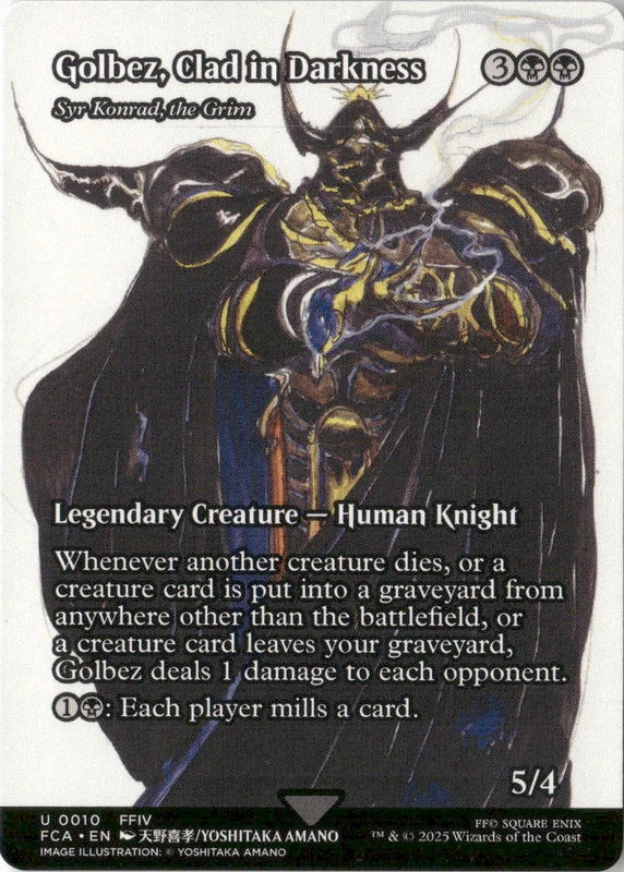 Golbez, Clad in Darkness - Syr Konrad, the Grim (Showcase) - FINAL FANTASY: Through the Ages