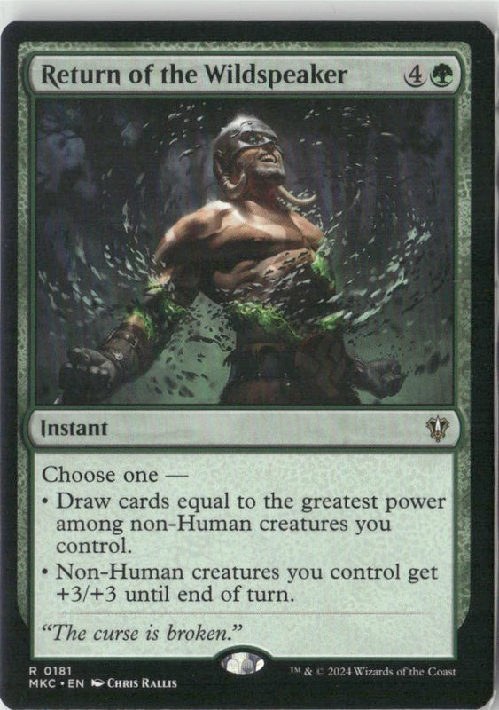 Scan Image | Return of the Wildspeaker - Commander: Murders at Karlov Manor | [8BF8CF24]