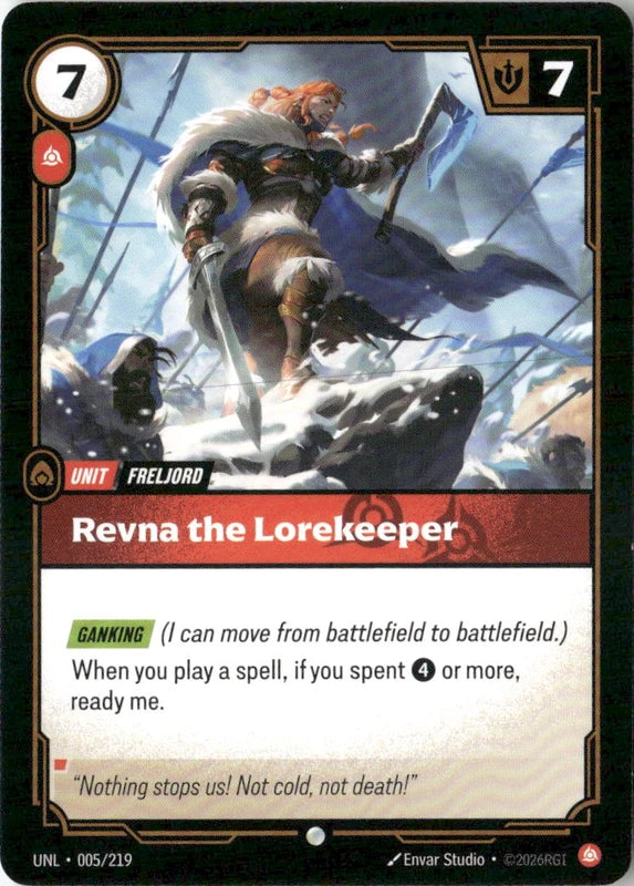 Revna the Lorekeeper - Unleashed