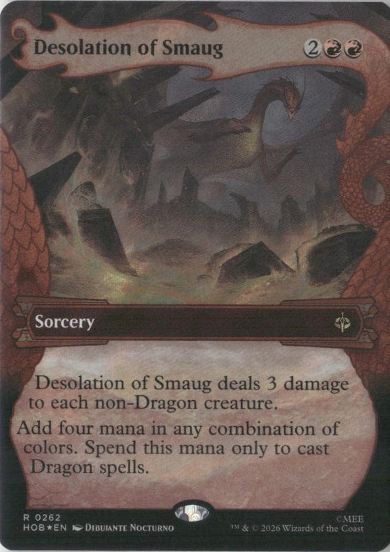 Scan Image | Desolation of Smaug (Showcase) (Surge Foil) - The Hobbit | [20AD2D51]