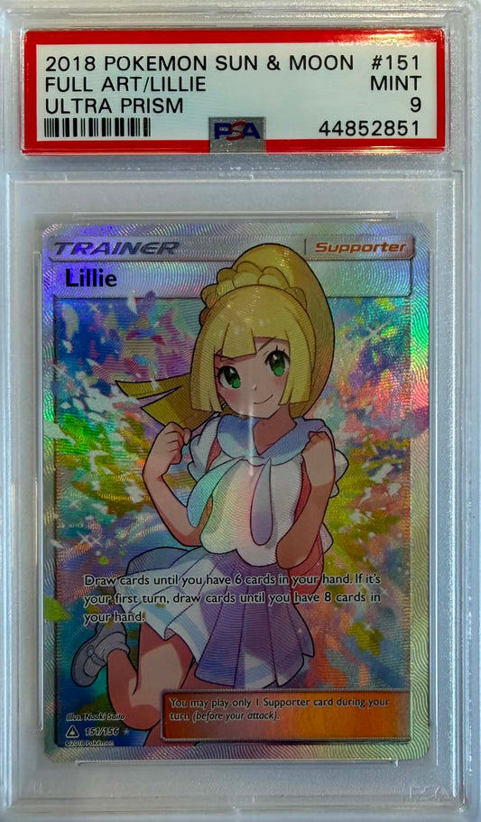2018 Pokemon Sun & Moon Ultra Prism 151 Fa/Lillie Ultra Prism - PSA 9