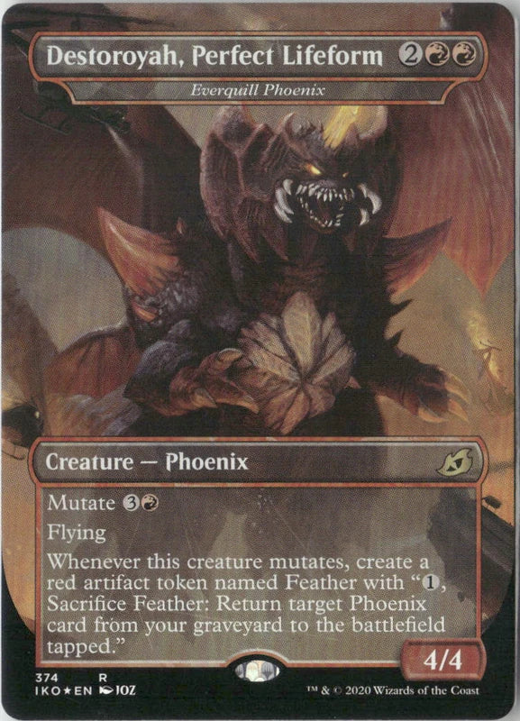 Scan Image | Destoroyah, Perfect Lifeform - Everquill Phoenix - Ikoria: Lair of Behemoths | [8FA946DD]