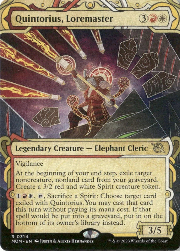 Quintorius, Loremaster (Showcase) - March of the Machine