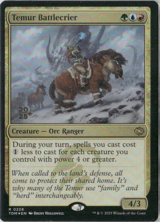 Scan Image | Temur Battlecrier - Prerelease Cards | [E0251C49]