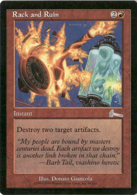Rack and Ruin - Urza's Legacy