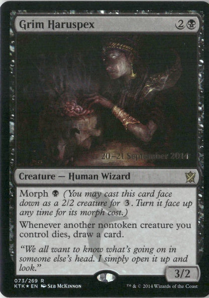 Scan Image | Grim Haruspex - Prerelease Cards | [8961A835]