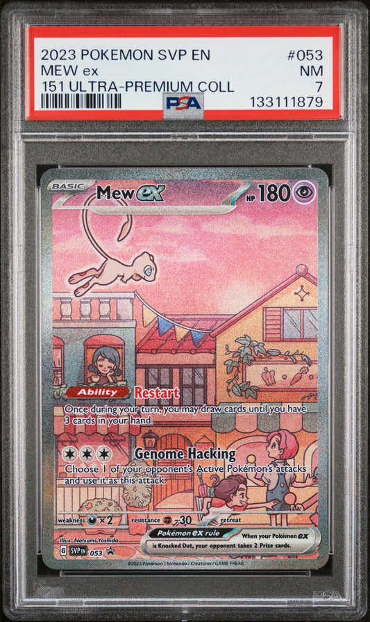 2023 Pokemon Svp En-Sv Black Star Promo 053 Mew Ex 151 Ultra-Premium Coll - PSA 7