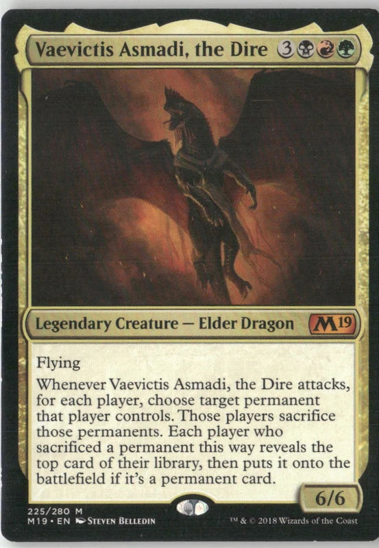 Vaevictis Asmadi, the Dire - Core Set 2019