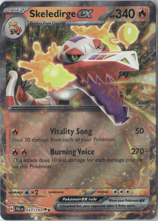 Skeledirge ex - 037/193 - SV02: Paldea Evolved