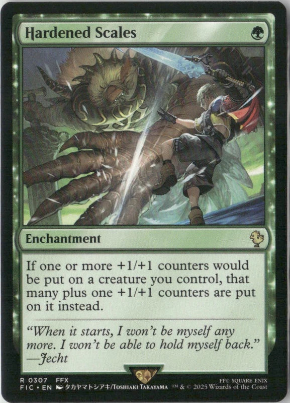 Scan Image | Hardened Scales (Surge Foil) - Commander: FINAL FANTASY | [702AF400]