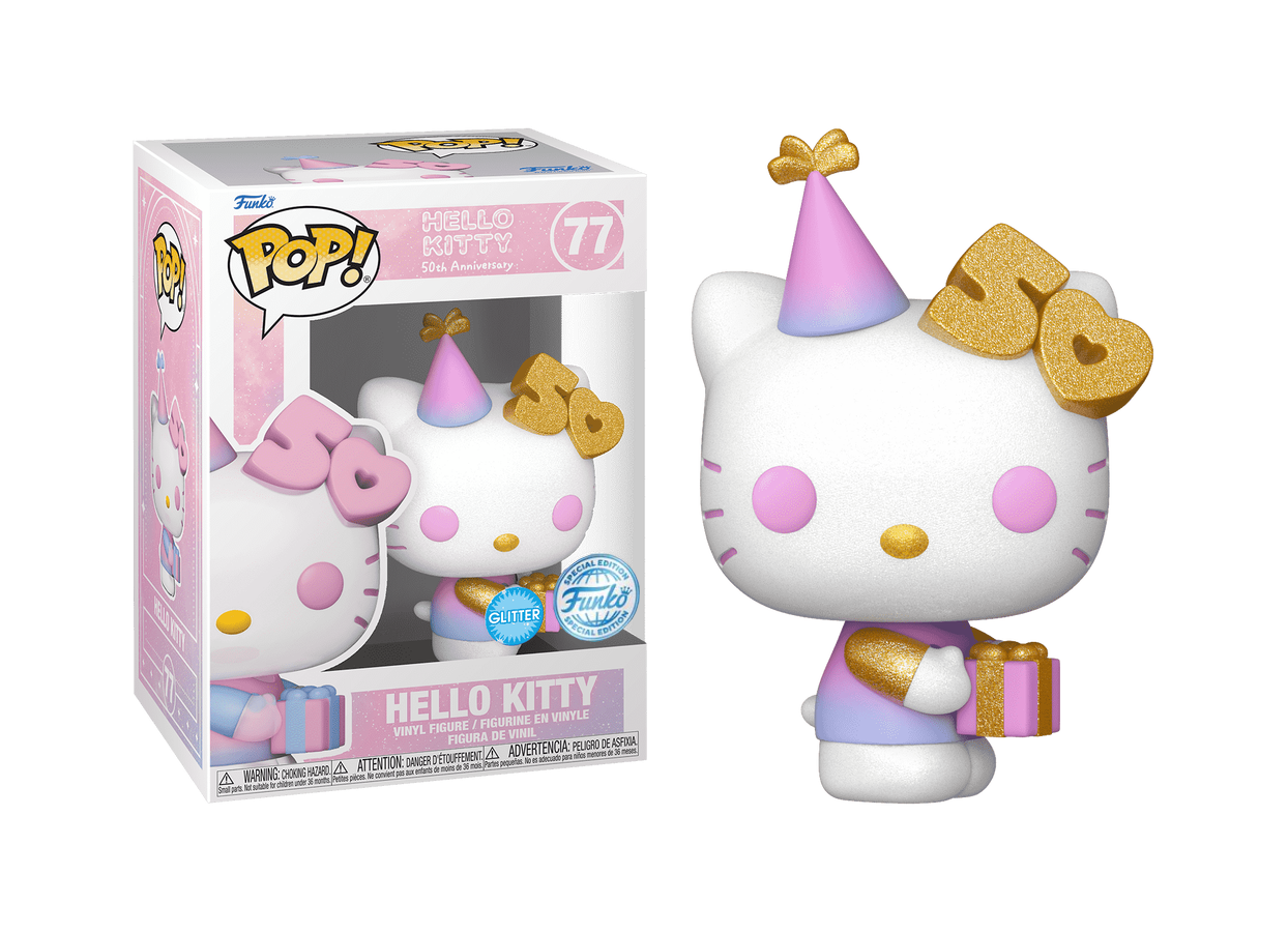 Hello Kitty -  Hello Kitty 50th HK w/presents (Glitter) Pop! Vinyl