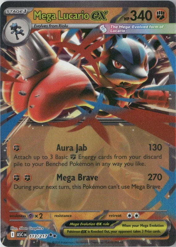 Mega Lucario ex - ME: Ascended Heroes