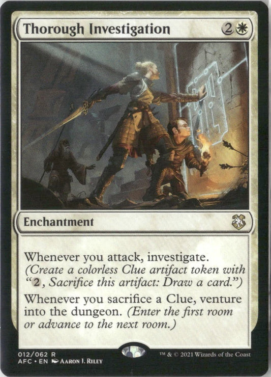 Scan Image | Thorough Investigation - Commander: Adventures in the Forgotten Realms | [B876D004]